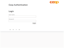 Tablet Screenshot of mymail.coop.ch