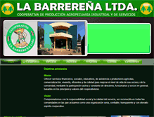 Tablet Screenshot of labarrerena.coop.py